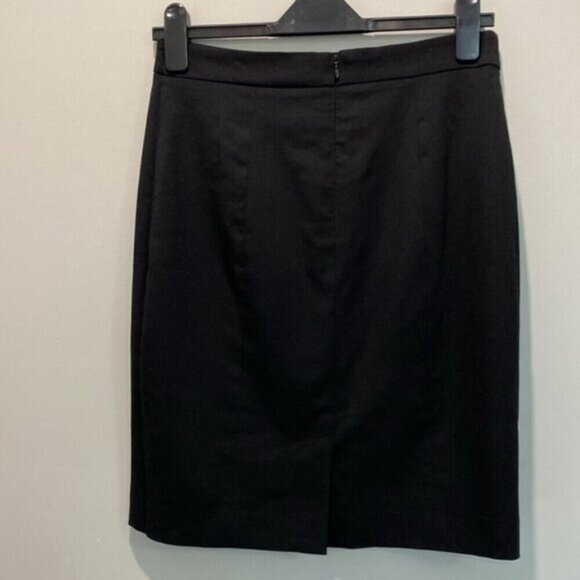 Club Monaco Black Wool Pencil Skirt Size 4 - Picture 5 of 16